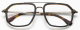 Woodys HEGEL 01 stainl./tortoise 56-18 145