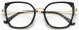 Woodys LORA 01 black/white metal temples 53-17 140