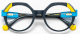 Woodys Atelier WHITE 03 black/yellow-blue 51-21 140