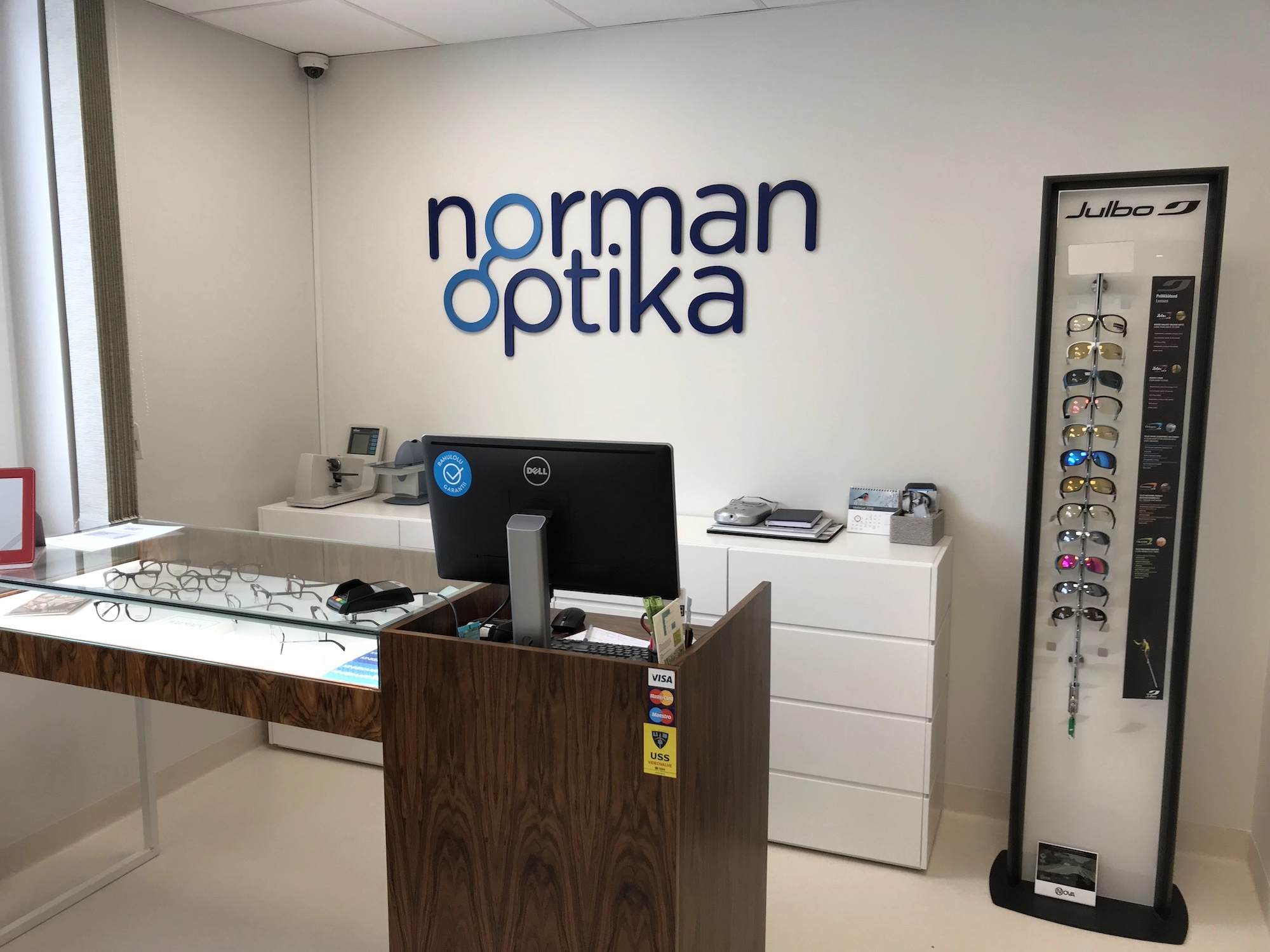 Hовый магазин Norman-Optika в Центре здоровья Мустамяэ 